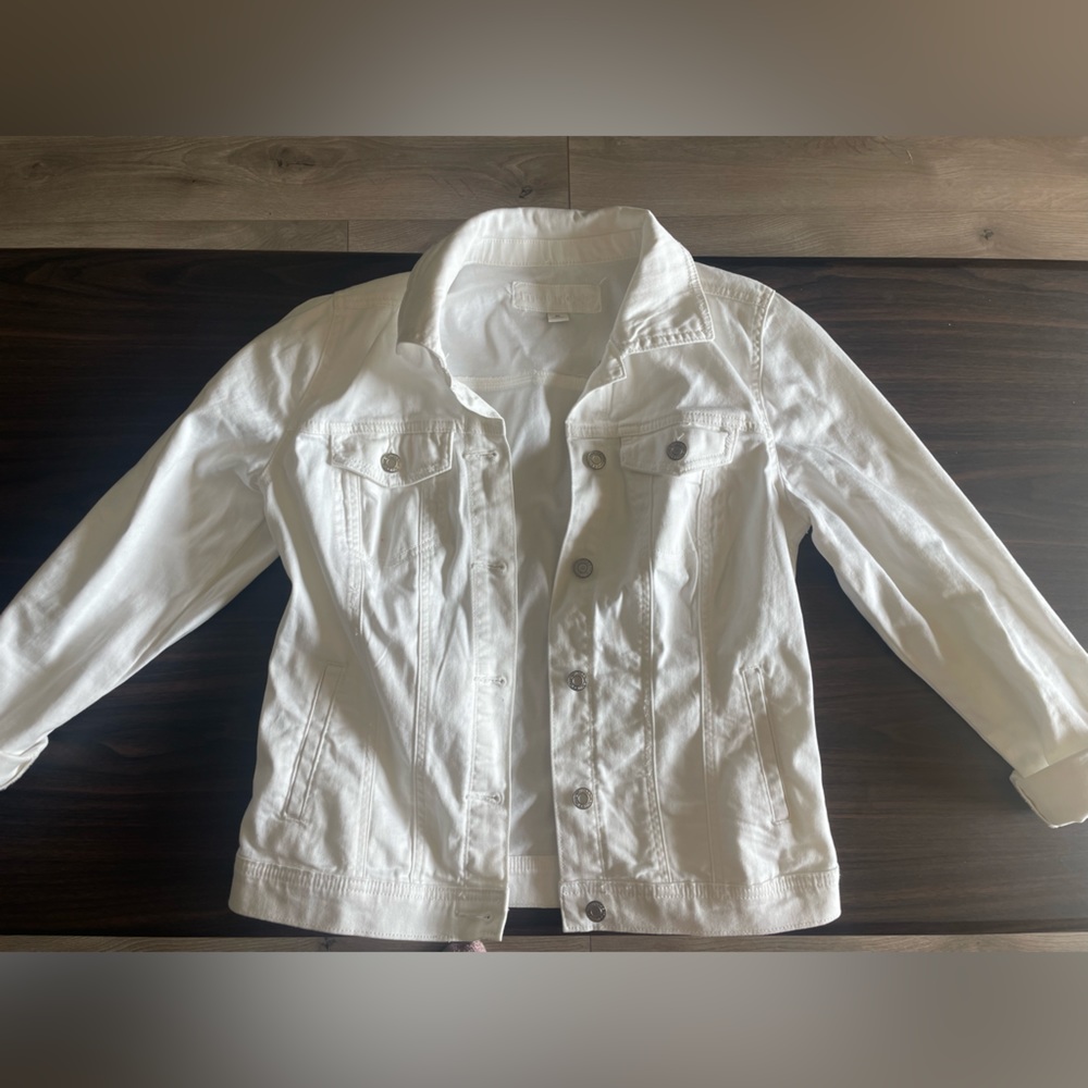 Maurices white jean jacket